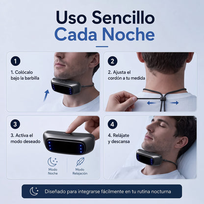 Duerme en calma: antironquidos con pulso EMS