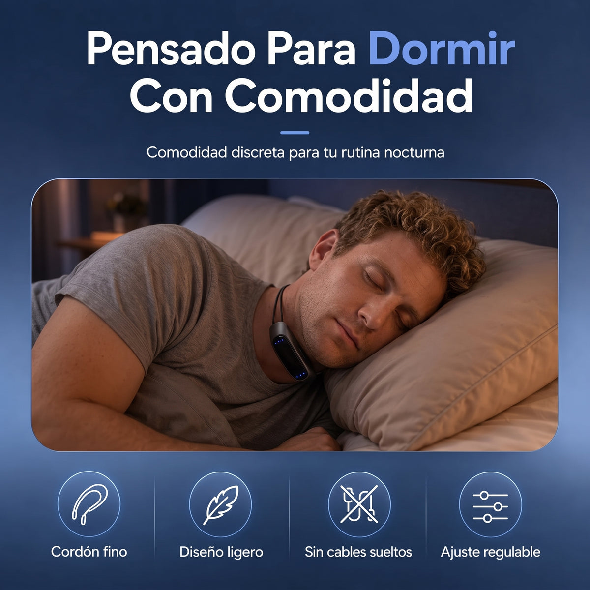 Duerme en calma: antironquidos con pulso EMS